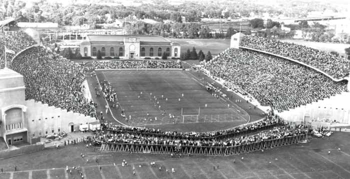 Memorial Stadium with Field House